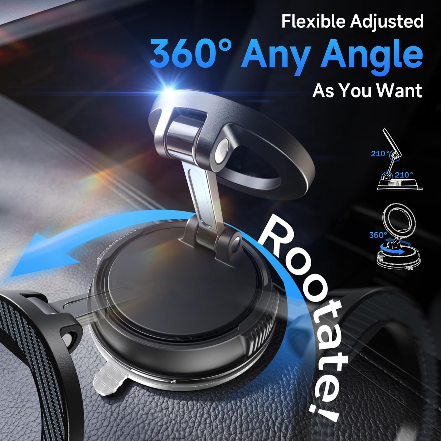 360° Rotating Magnetic Phone Holder